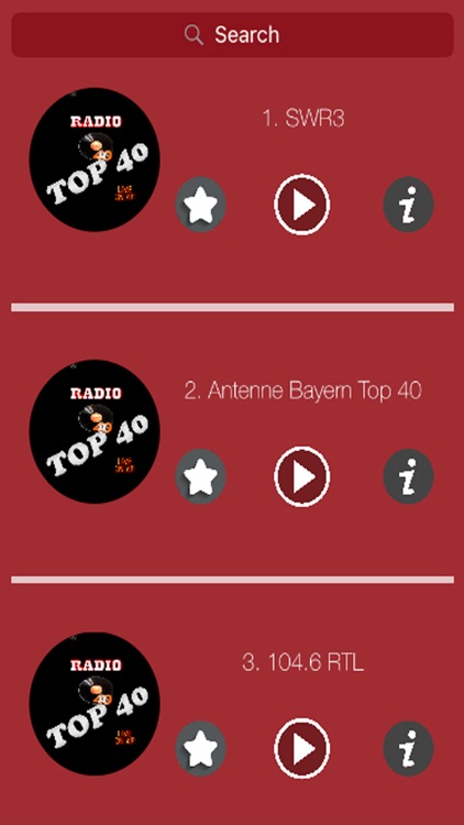 Top 40 Radios - Top Stations Music Player FM AM