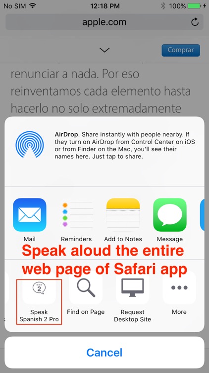 SpeakSpanish 2 Pro (12 Spanish Text-to-Speech) screenshot-4