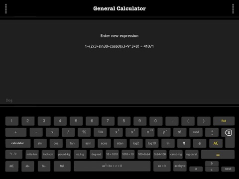 General Calculator screenshot 2