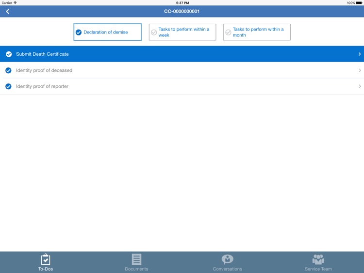 Oracle Inheritance Management Mobile