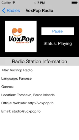 Game screenshot Faroe Islands Radio Live mod apk