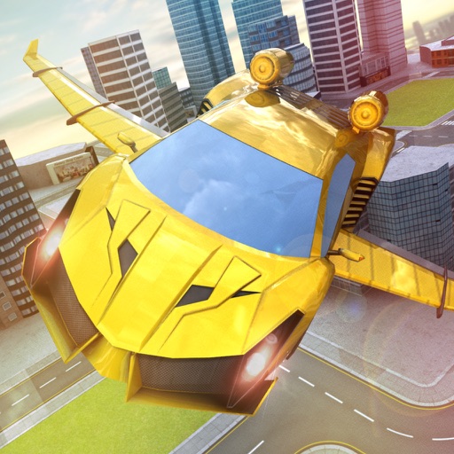 Free sport Car Flying Simulator pro iOS App