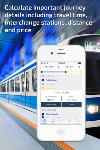 Bucharest Metro Guide and Route Planner screenshot 3
