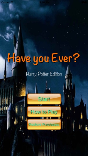 Have You Ever? - Harry Potter Edition