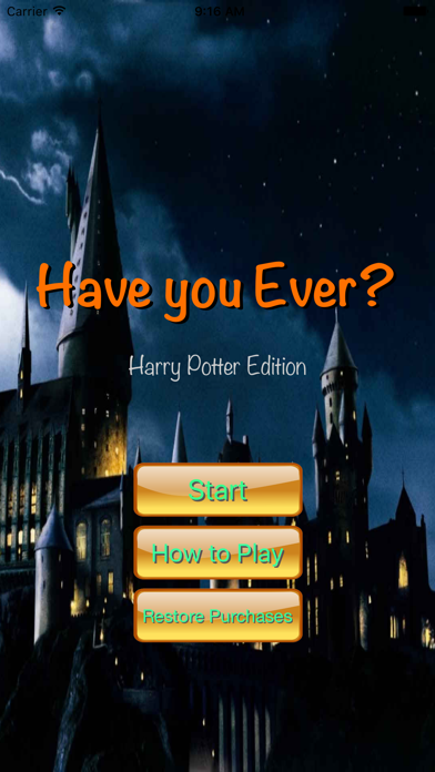 How to cancel & delete Have You Ever? - Harry Potter Edition from iphone & ipad 1