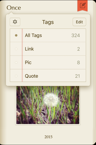 Once: Elegant and Clean Journal / Diary screenshot 3