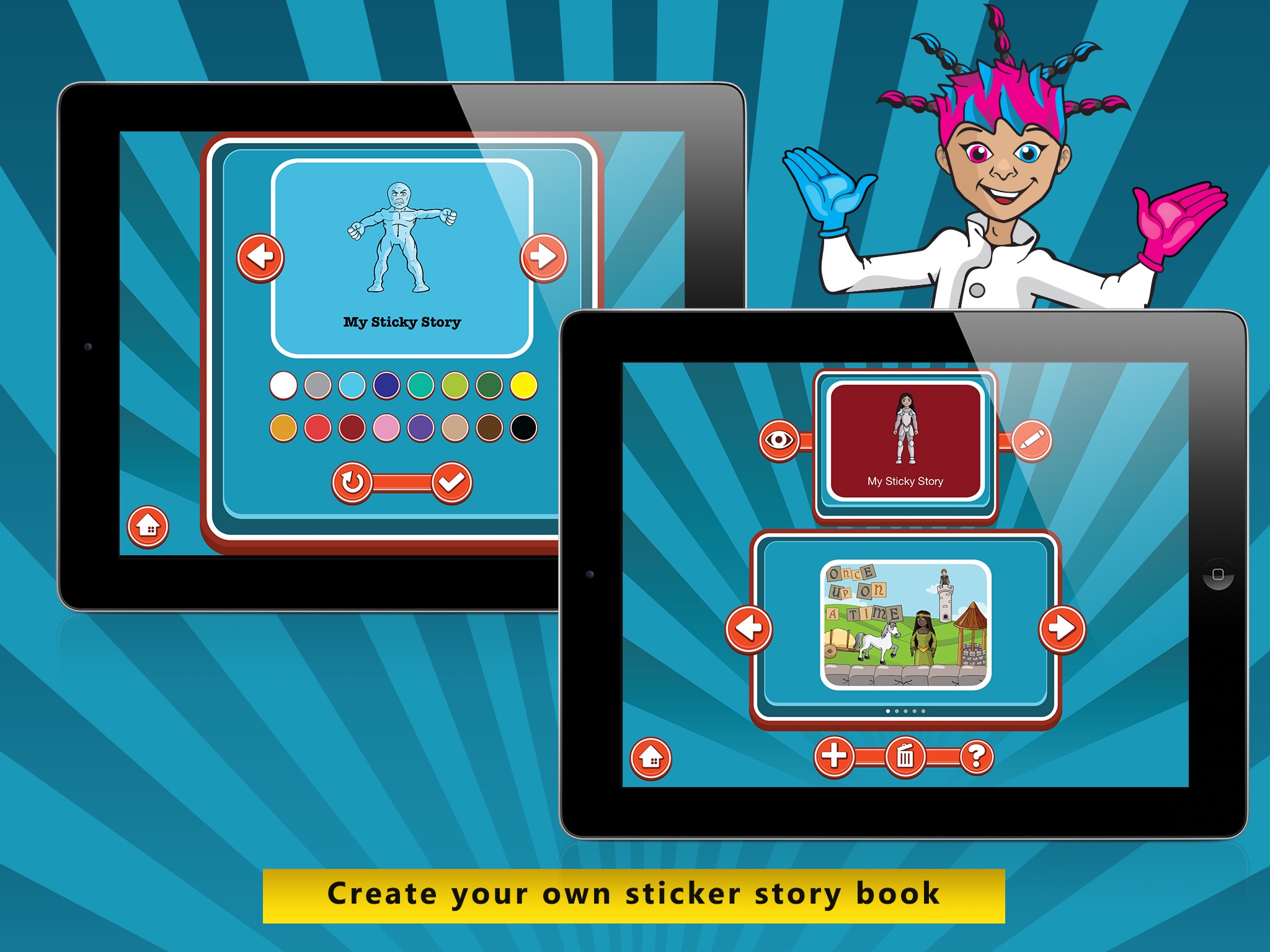 Sticker Story -  Free storybook creator for kids screenshot 3