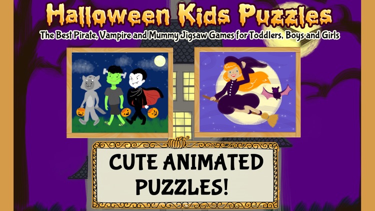 Halloween Kids Puzzles: Gold