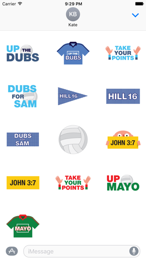 GAA Stickers