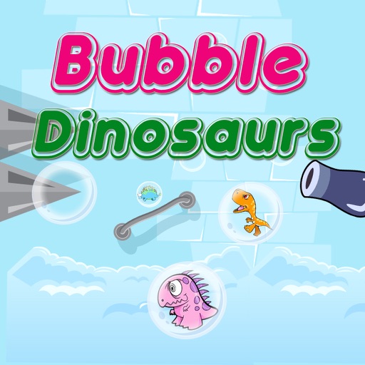 Bubble trouble Game Cute  Dinosaurs for Kids iOS App