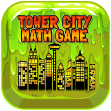 Activities of Tower City Math Game For Kids