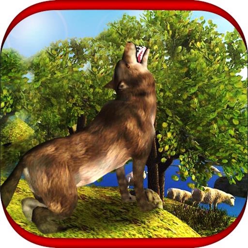 Wild Wolf Life 3D Icon