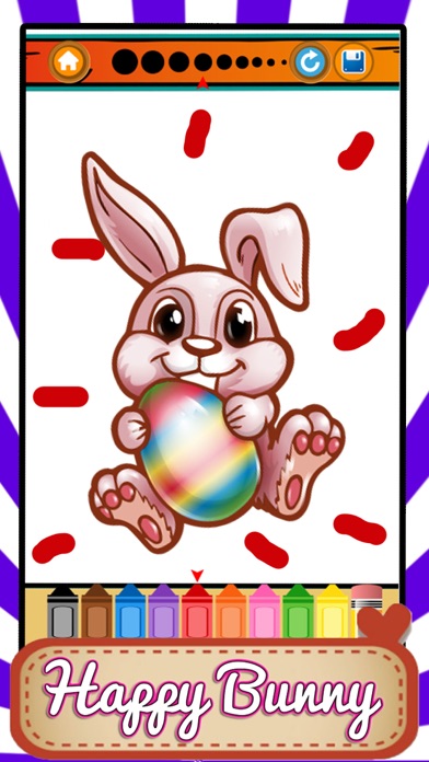 Easter Bunny Coloring Pages Easter Egg Memory Game screenshot 4