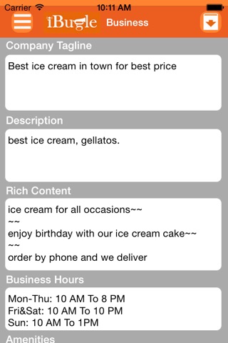 iBugle - announce your business screenshot 4