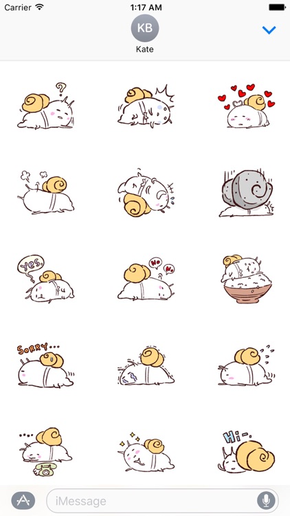 Bob the Lazy Snail Stickers