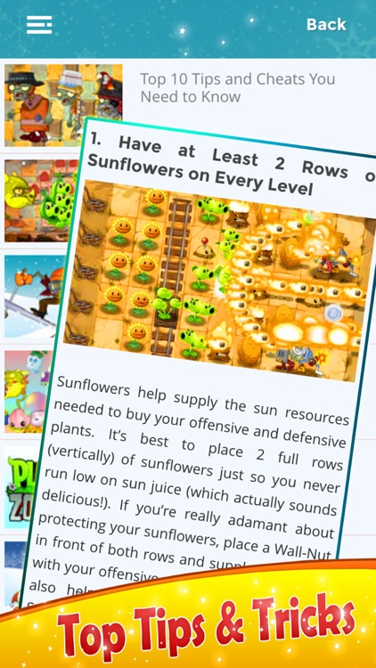 Guide for Plants Vs Zombies 2 - Cheats and Video All Level by Linh Tran