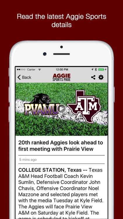 Aggie Sports Page