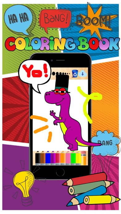 How to cancel & delete Talk with animals seaanimal dinosaur coloring book from iphone & ipad 2