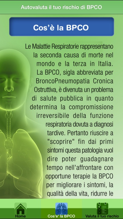 AUTOVALUTA IL RISCHIO BPCO