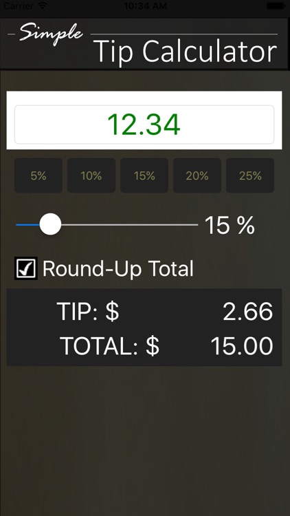 Keep It Simple Tip Calculator