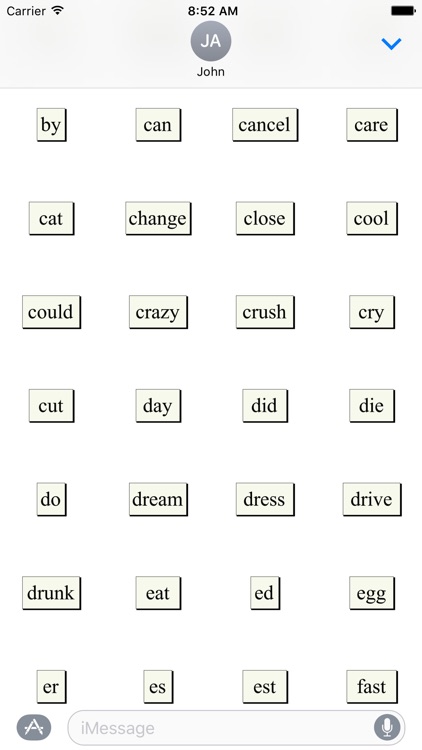 fridge words Original Sticker Pack