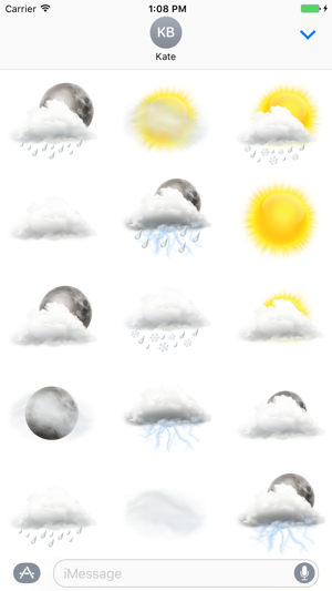 Weather stickers Pack(圖2)-速報App
