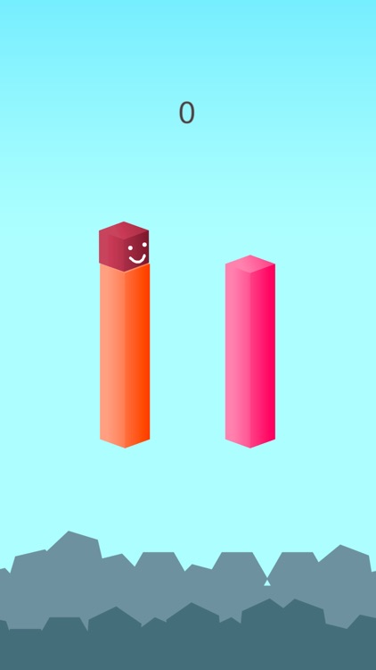 Pillar Jump - Cube Jumping Game Featuring Angry Emoji screenshot-4
