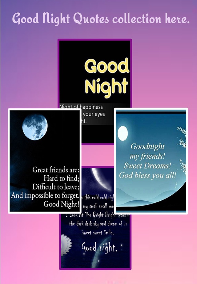 Good Night Wishes - Send Greetings To Your Beloved screenshot 4