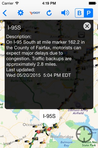 VDOT 511 Virginia Traffic screenshot 2