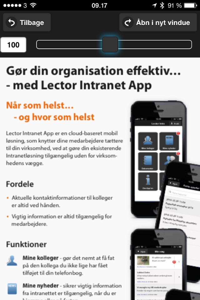 Lector Intranet App screenshot 4