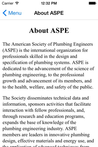 ASPE Tables App 2.0 screenshot 2