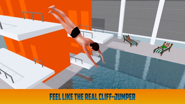 Cliff Flip Diving: Swimming Simulator