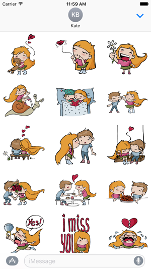 Yolita Love Stickers(圖2)-速報App