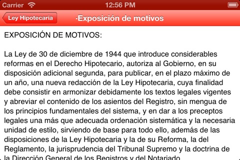 Ley Hipotecaria screenshot 2