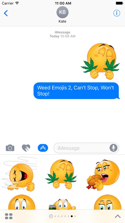 Weed Emojis 2 - Still Smoking! By Emoji World screenshot-3