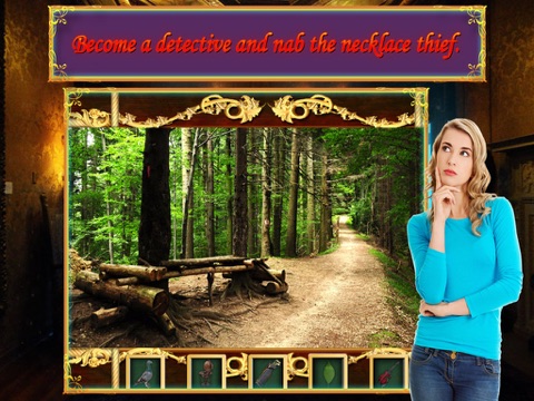 Hidden Object Games Catch the Necklace Thief - náhled