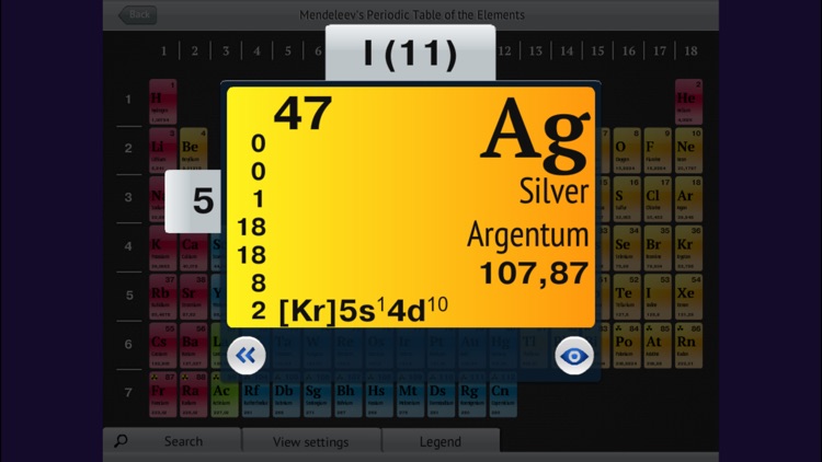 OC3. Mendeleev's Periodic Table of the Elements screenshot-3