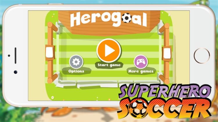 Super Hero Soccer - Kick Goal Sport Games for Kids