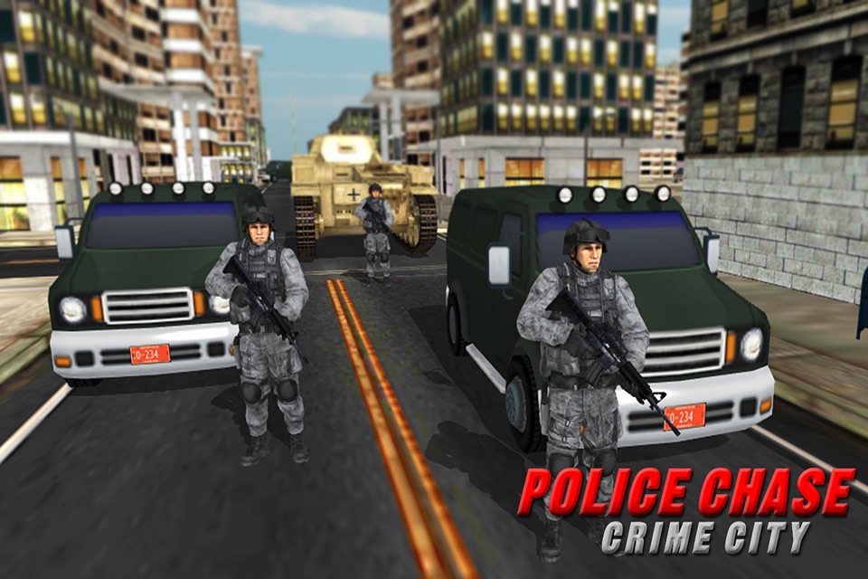 Police chase Car driving 3D simulator free screenshot 3
