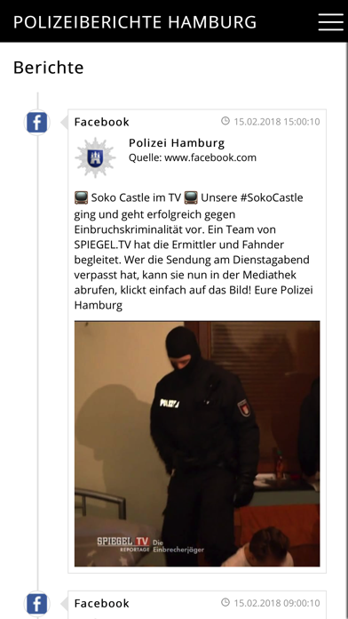 Polizeiberichte Hamburg screenshot 3