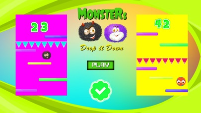 Monsters Game Drop it Down screenshot 4