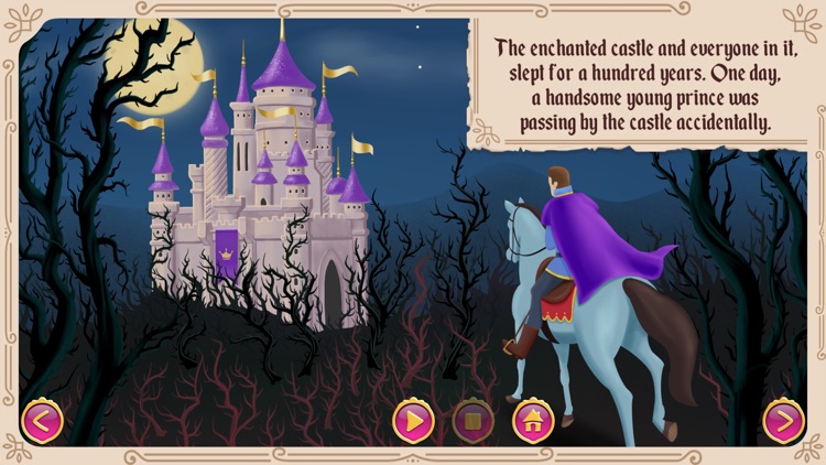 Sleeping Beauty Interactive Storybook for Kids screenshot-4