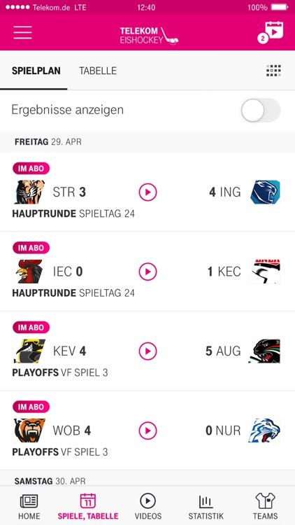 Telekom Eishockey screenshot-3