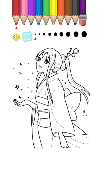 Kids Coloring Book - Sayoko