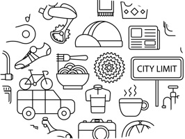 The Cycling Related icons now as stickers