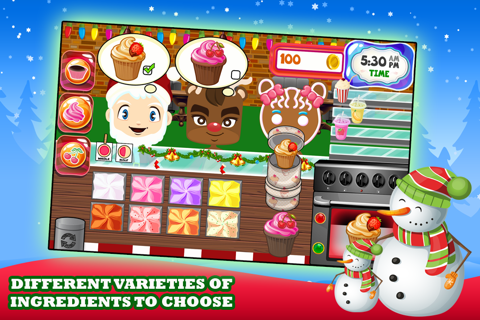 Cupcake Dessert Maker Bakery - christmas cake food cooking game! screenshot 3