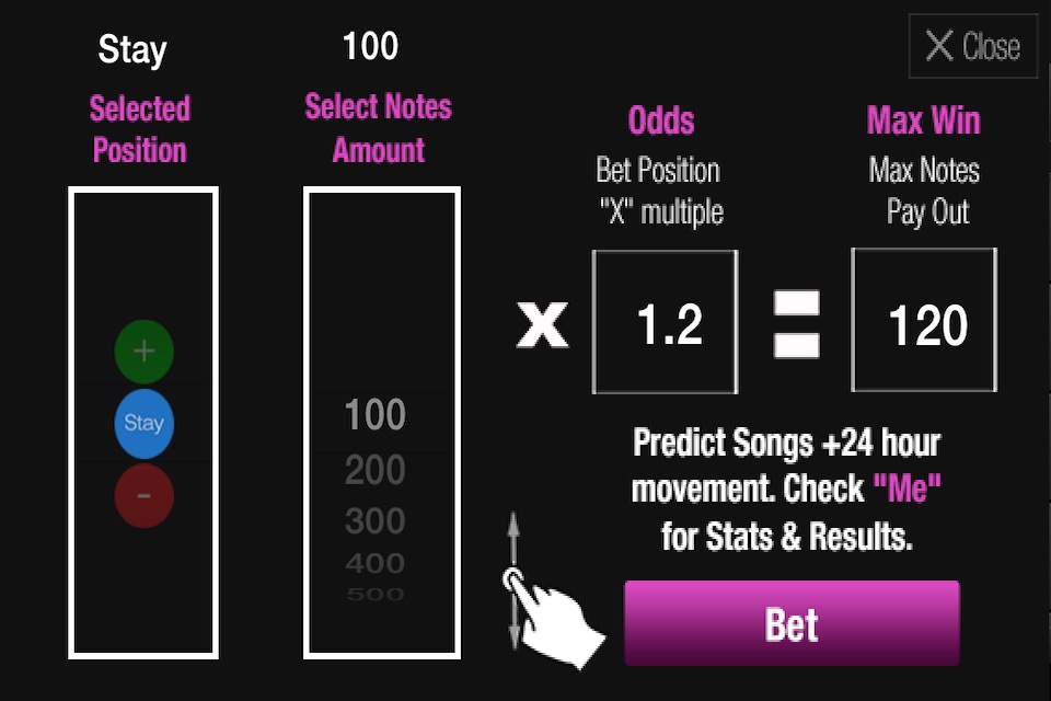 Musicbet screenshot 4