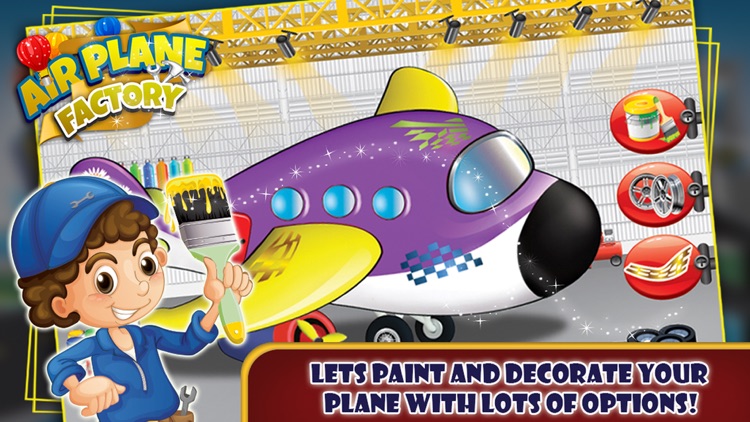 Airplane Factory – Build & design aircraft in this mechanic game for kids screenshot-3