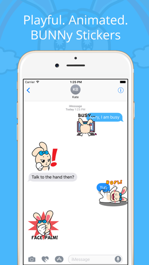 BUNNy Stickers for iMessage(圖2)-速報App