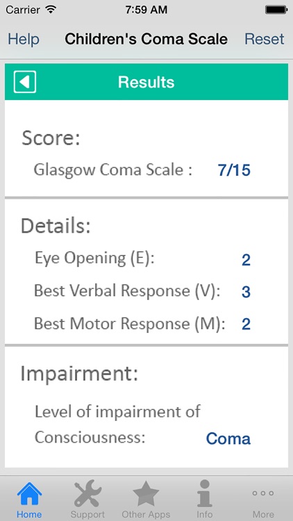 Children's Coma Scale